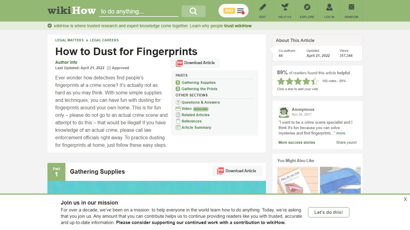 How to Dust for Fingerprints: 11 Steps (with Pictures) - wikiHow